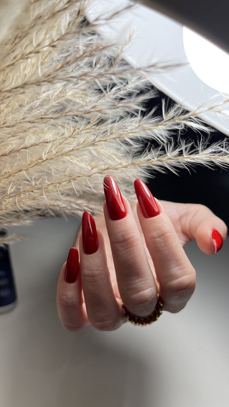 Russian manicure nail design at LUV Beauty Club Miami