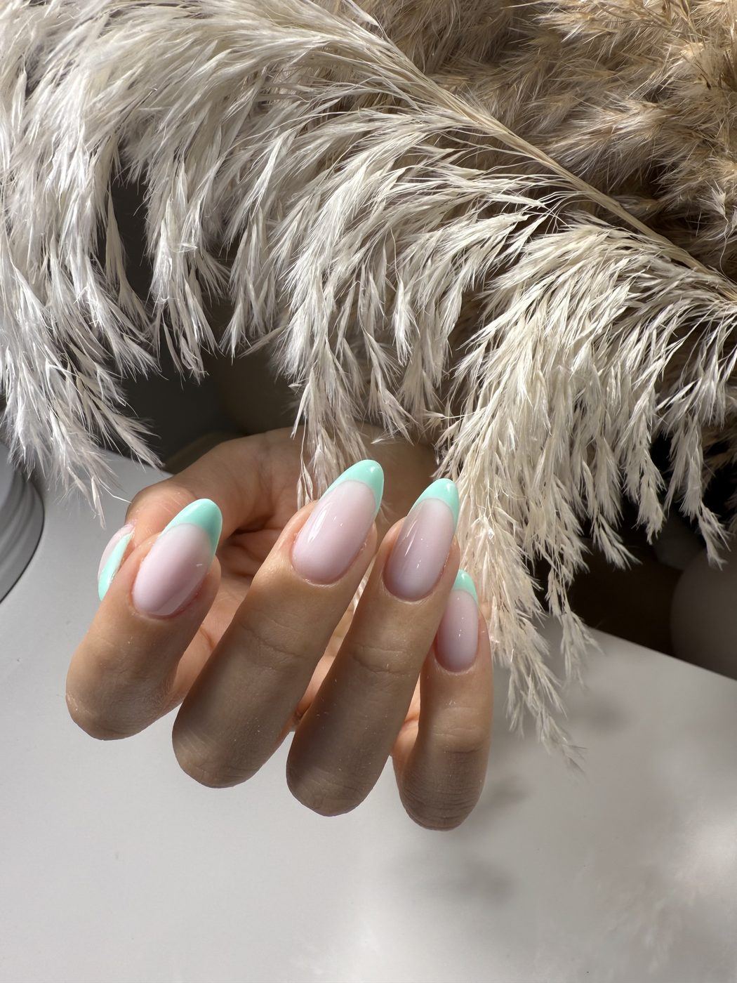 Russian manicure with gel polish at LUV Beauty Club Miami
