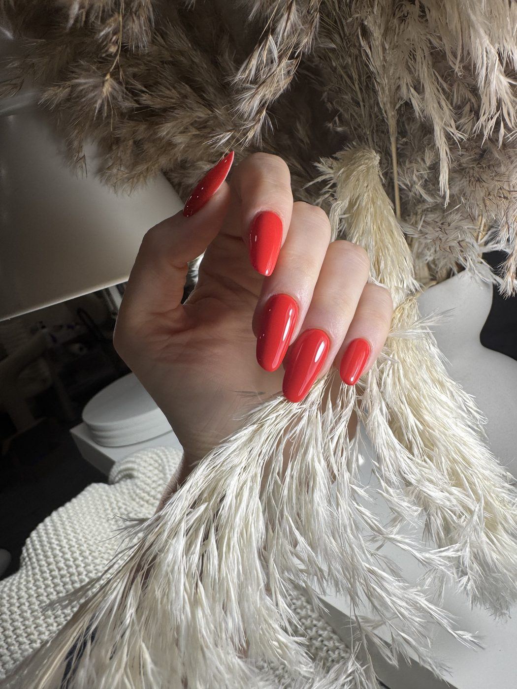 Gel nail extensions and design at LUV Beauty Club Miami